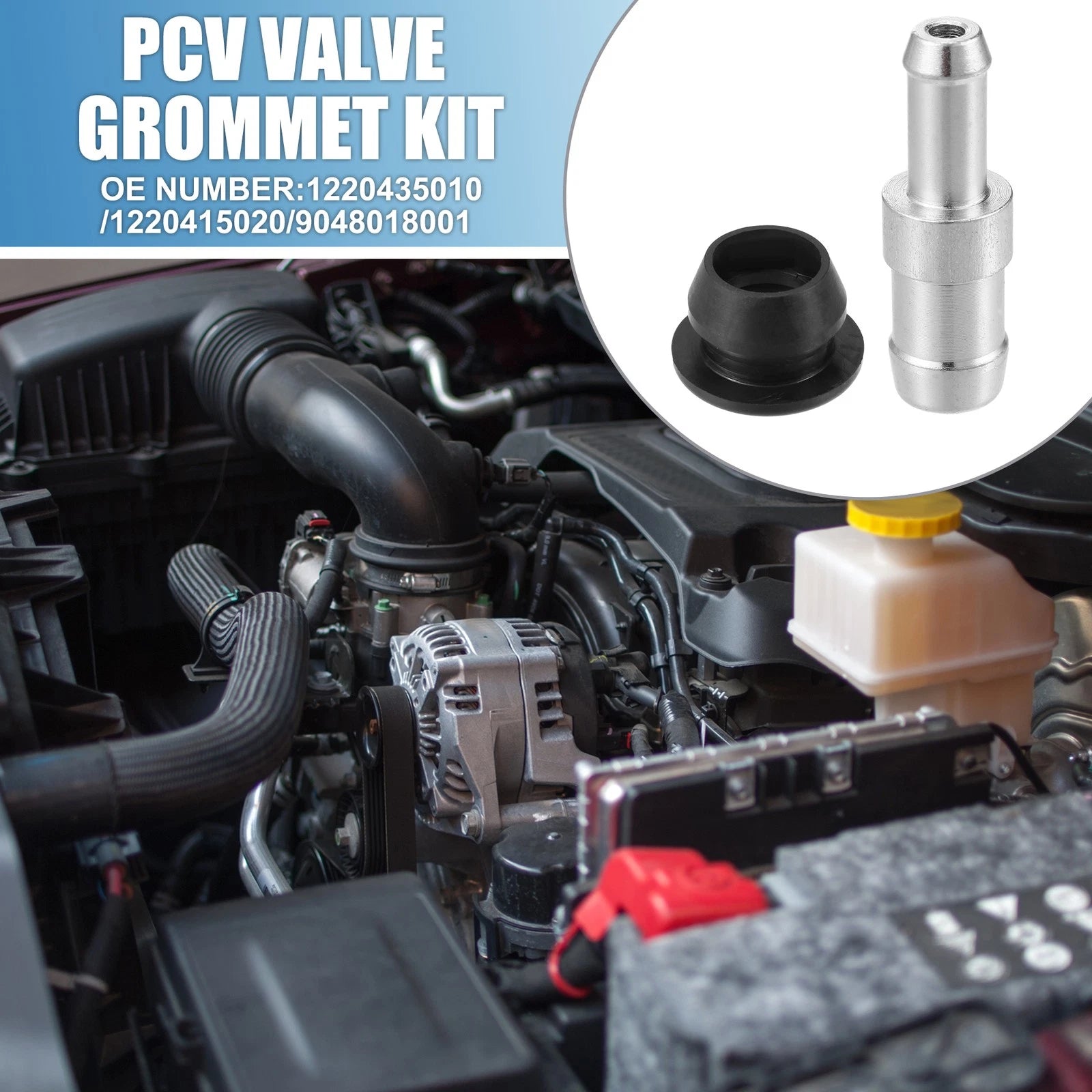 PCV Valve Grommet Kit for Toyota 4Runner Land Cruiser (2010–2023)