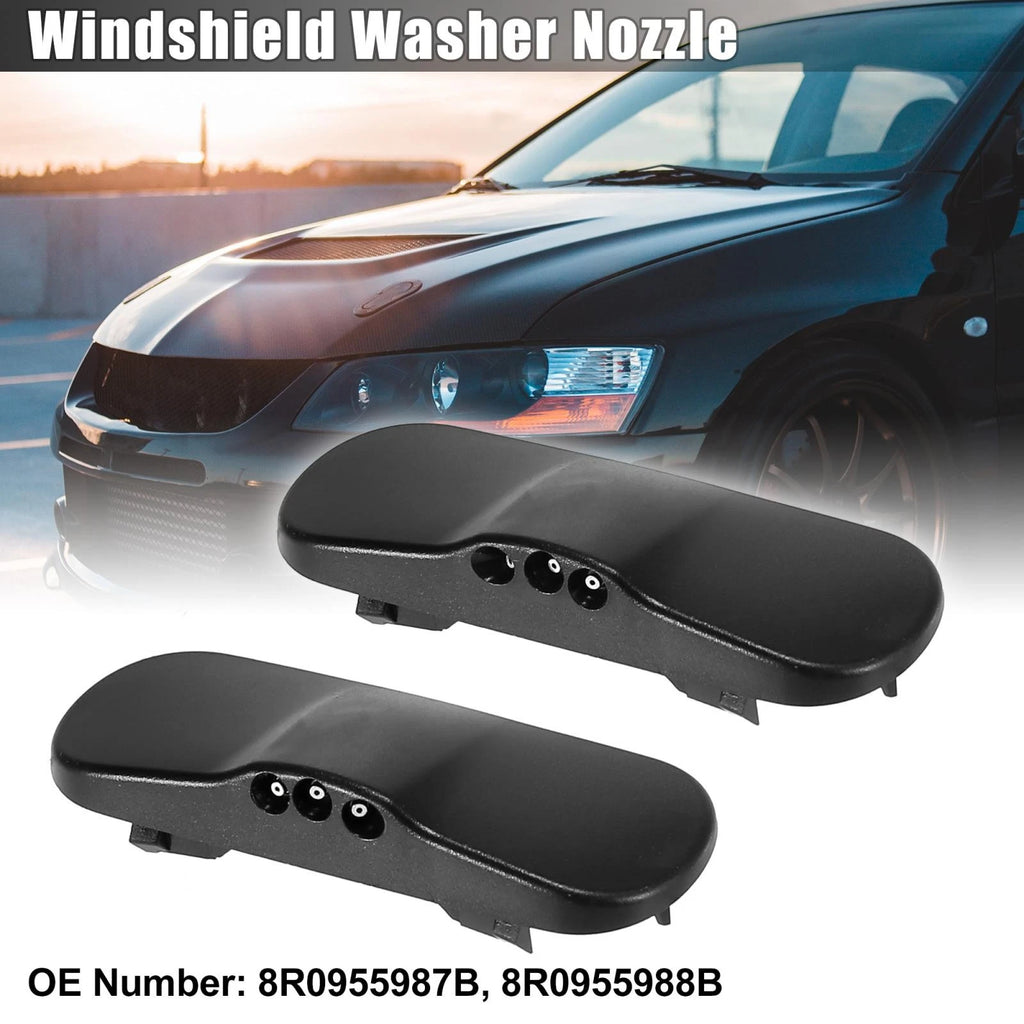 Windshield Washer Nozzles Spray Jet Pair for Audi Q5 SQ5 (2008–2017)