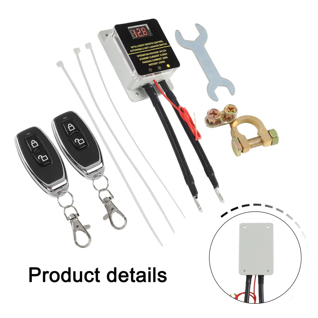 200A Isolator Switch & Remote Control for Car Electrical System