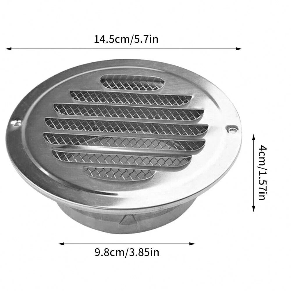 Stainless Steel Vent Louvre Air Vents for Universal Fit (14.5cm)