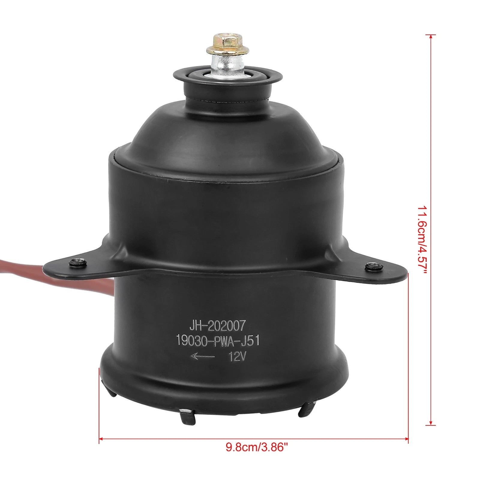 Radiator Cooling Fan Motor Replacement for Honda Fit II (2002–2008)