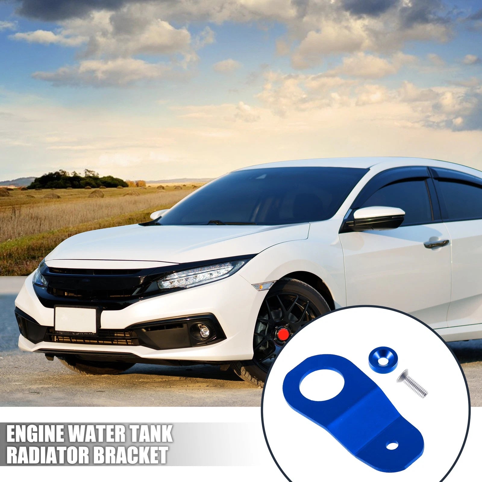 Engine Water Tank Radiator Bracket Replacement for Honda Civic (2006–2015)