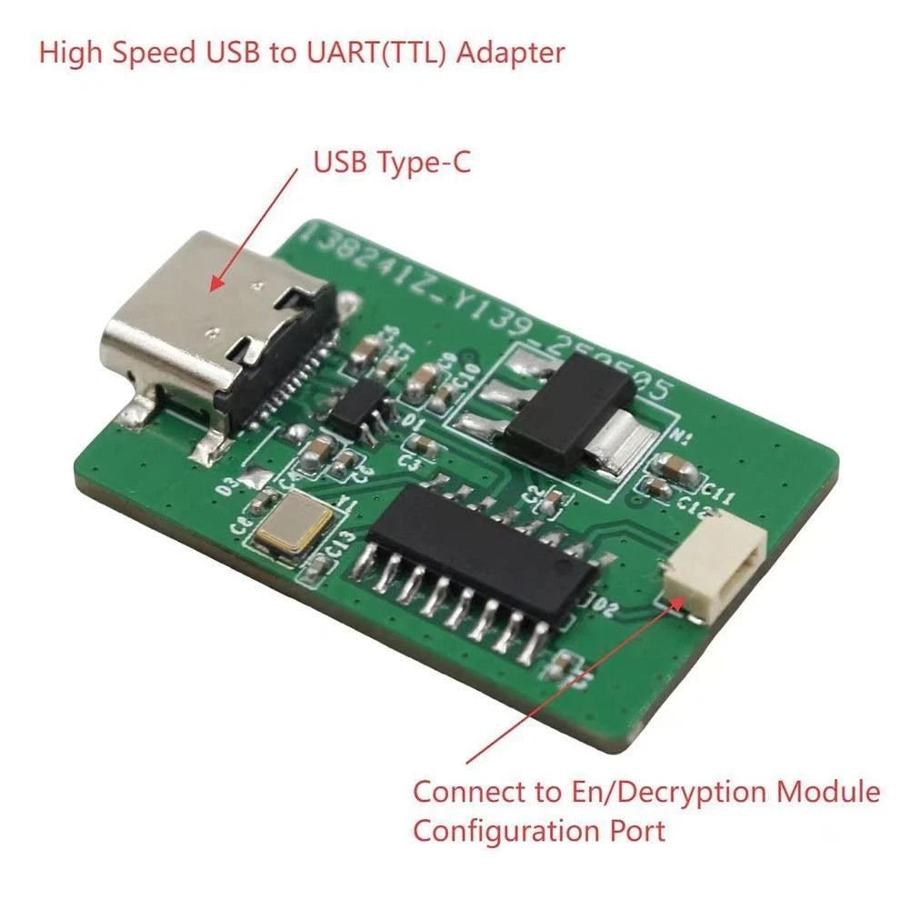 8 Sets Analog Video Encryption Decryption Module USB Serial
