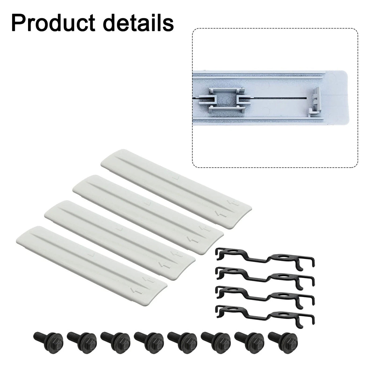 For Toyota Roof Rack Cover Parts Includes Bolts Compatible with Multiple Models
