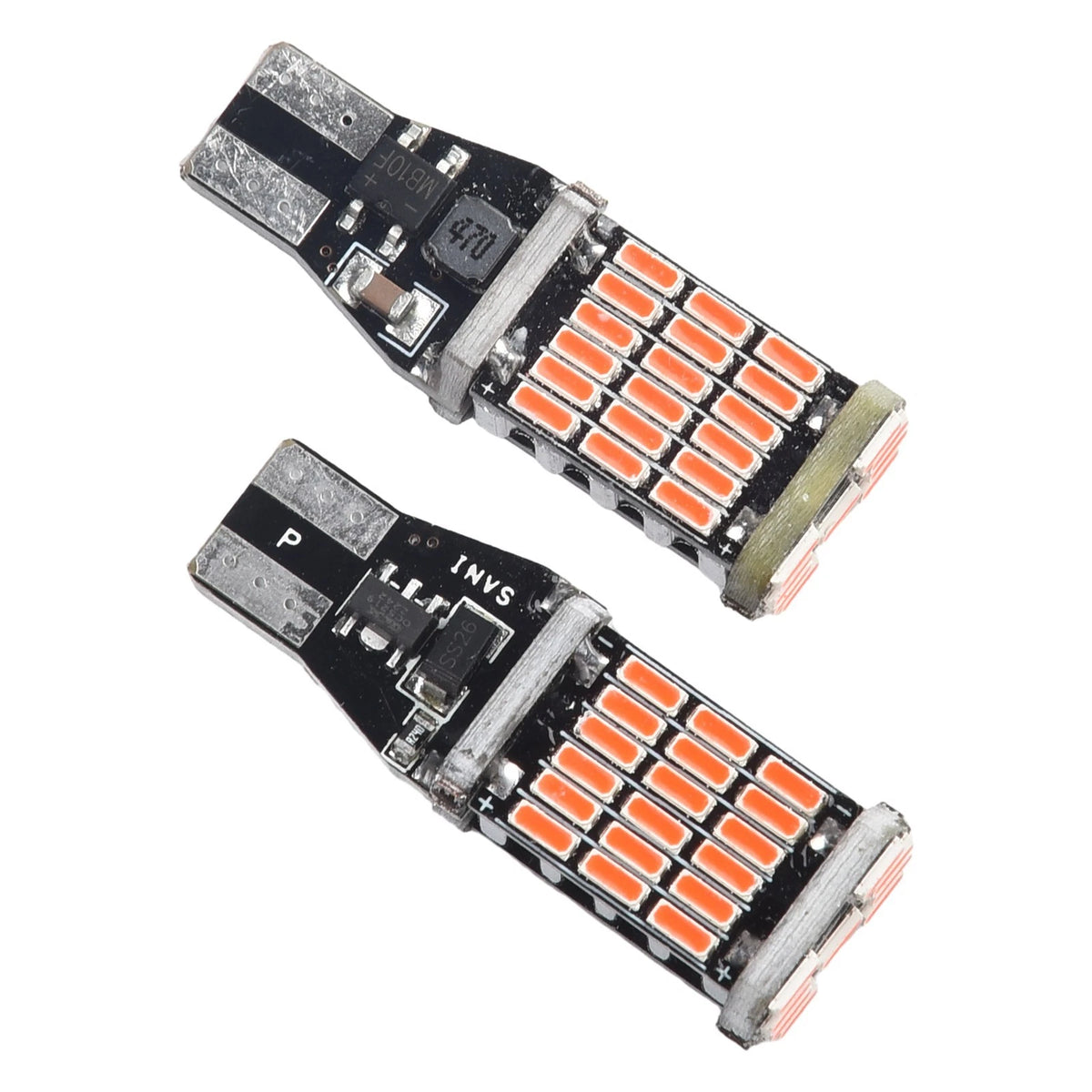 2X T15 LED Bulbs 1200lm W16W 4014 6000K Reverse Light Accessory