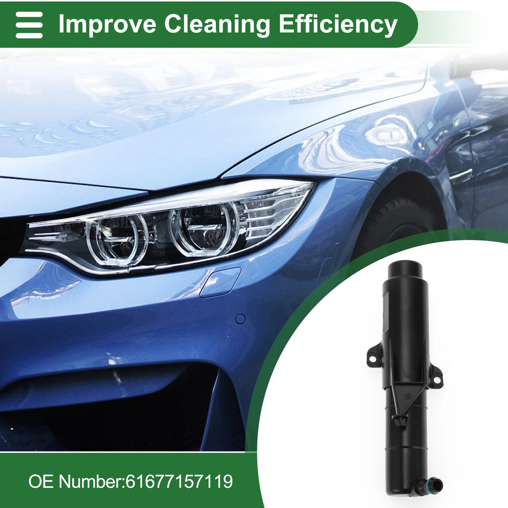 Front Driver Side Headlight Washer Nozzle for Mini Cooper (2007–2015) No. 61677157119