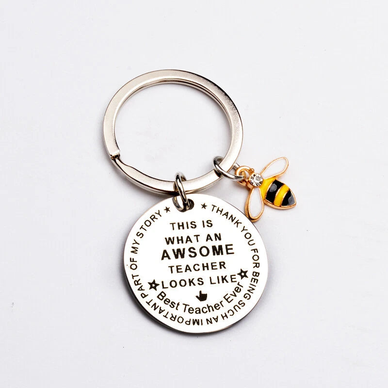 Keyring & Bag Gift for Teacher, Teaching Assistant, Nursery Teacher