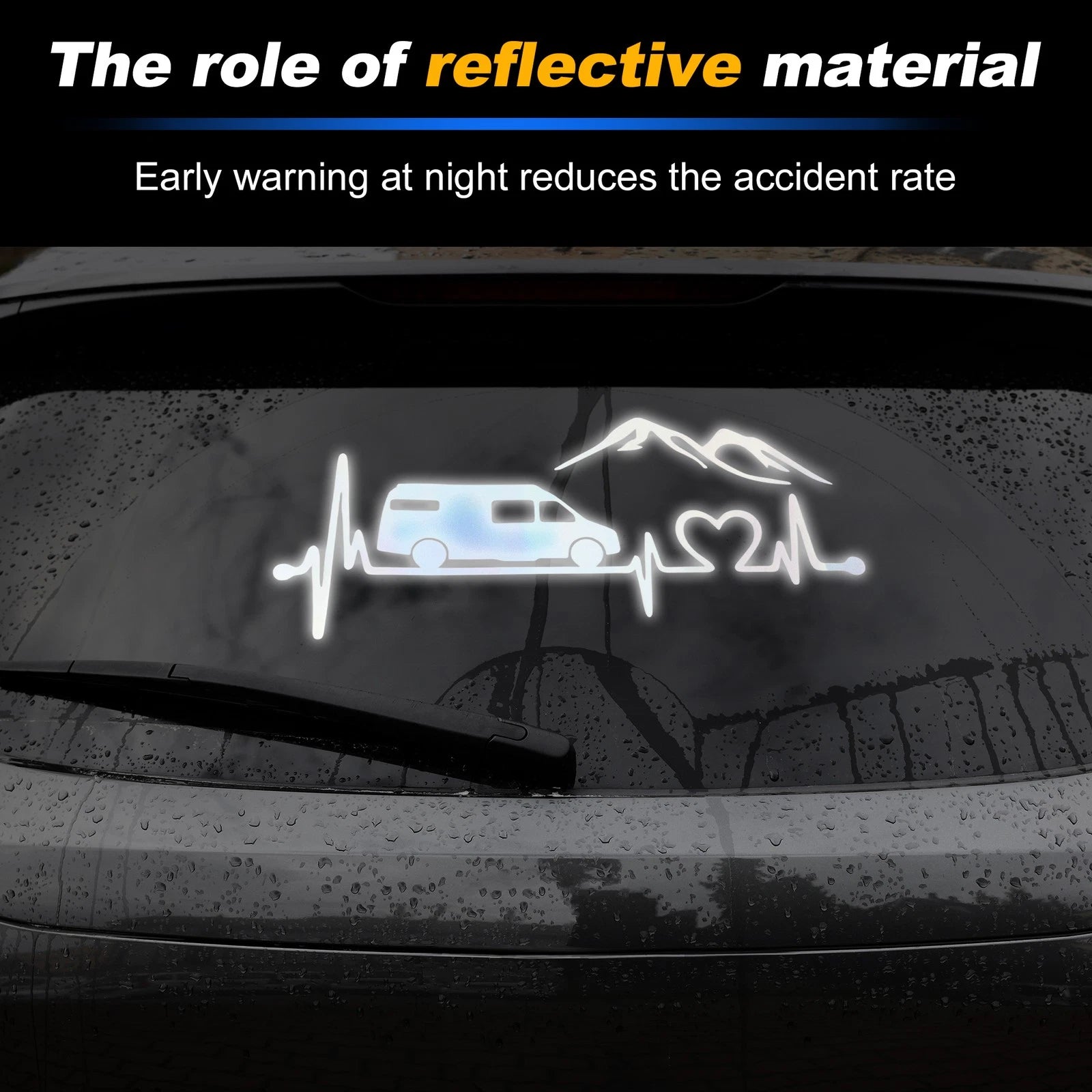 Reflective Bumper Decal for Universal Vehicles (2010–2023)