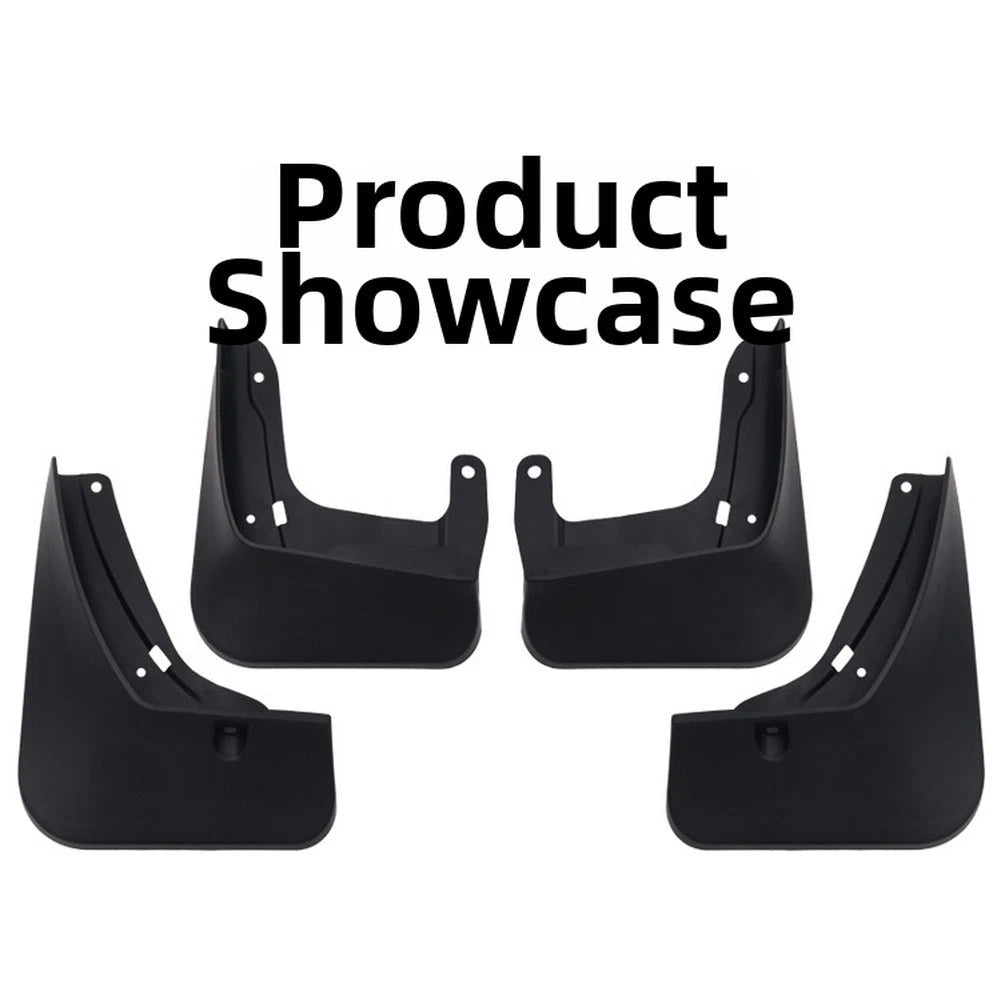 For Tiggo 9 PHEV 2026 Specific Fit Mud Flaps Guards Dark Gray PP TPE Material