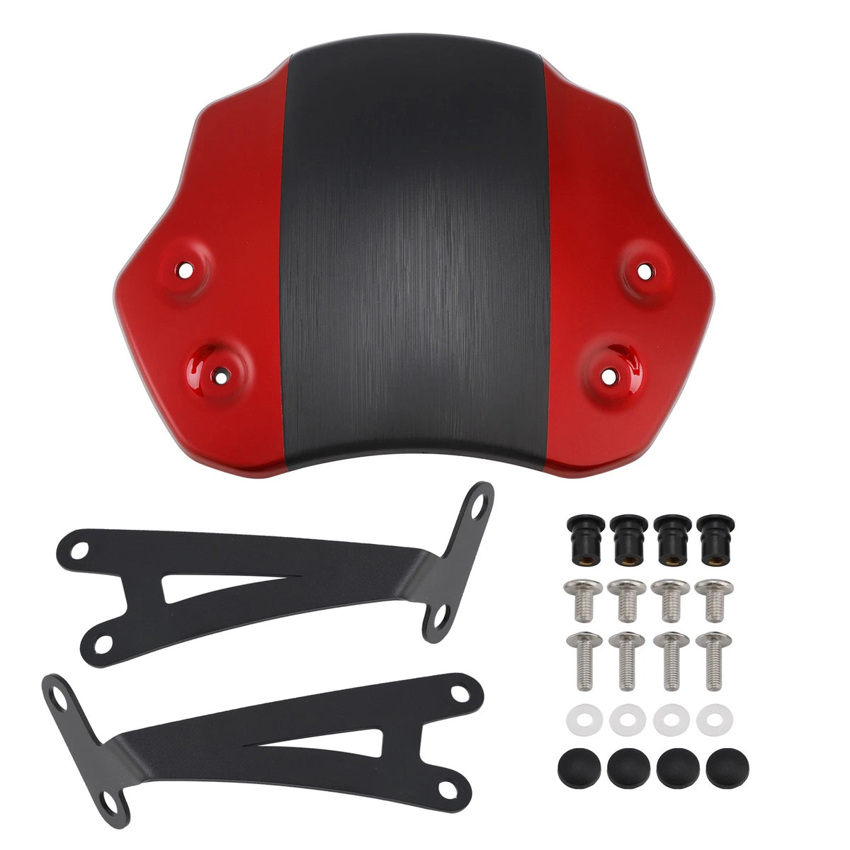 Windshield for Scrambler 400 X (2024–2025) Red