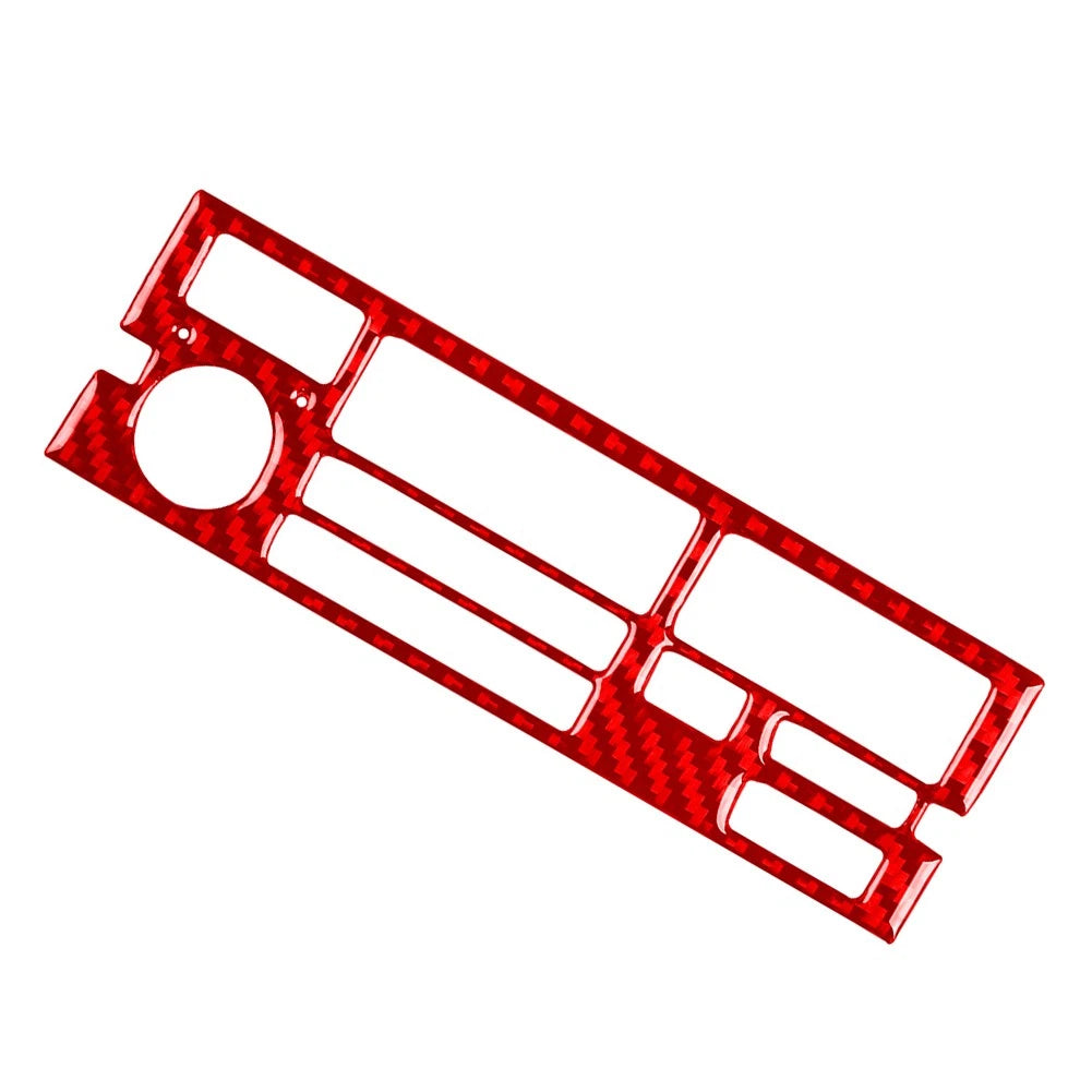 Radio CD Panel Cover Trim for BMW 3 Series E36 (1994–1996) Carbon Fiber Red