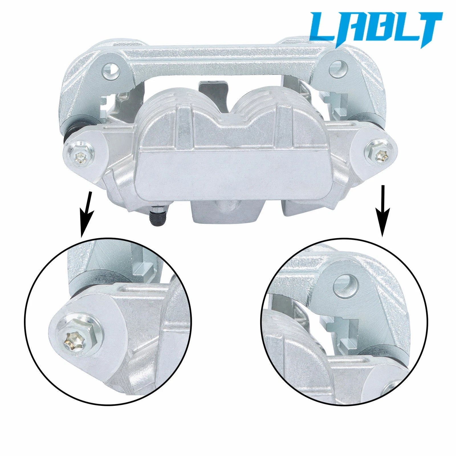 2X Front Left & Right Disc Brake Caliper w/ Bracket for Ford Mustang (2005–2010)