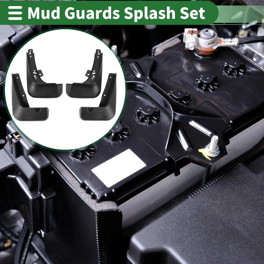 Mud Flaps Splash Guard for Chevrolet Aveo (2014–2016) W/ Mount Accessories
