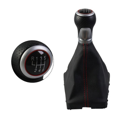 Gear Shift Knob Assembly for Audi A4 B8 Manual (2008–2015) Leather Finish