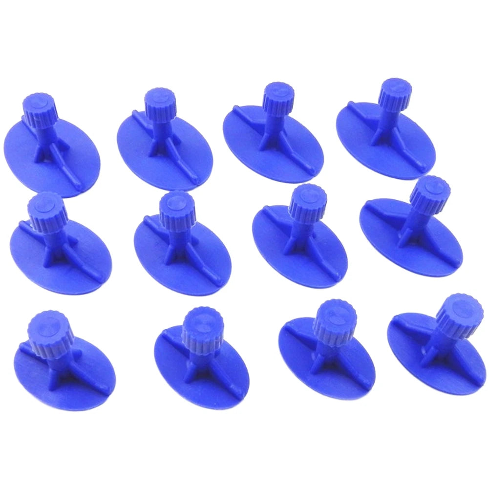 Dent Puller Kit for Cars - 12 Oval Pads for Auto Body Panels