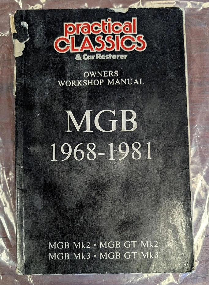 Glovebox Manual for MGB (1968–1981)