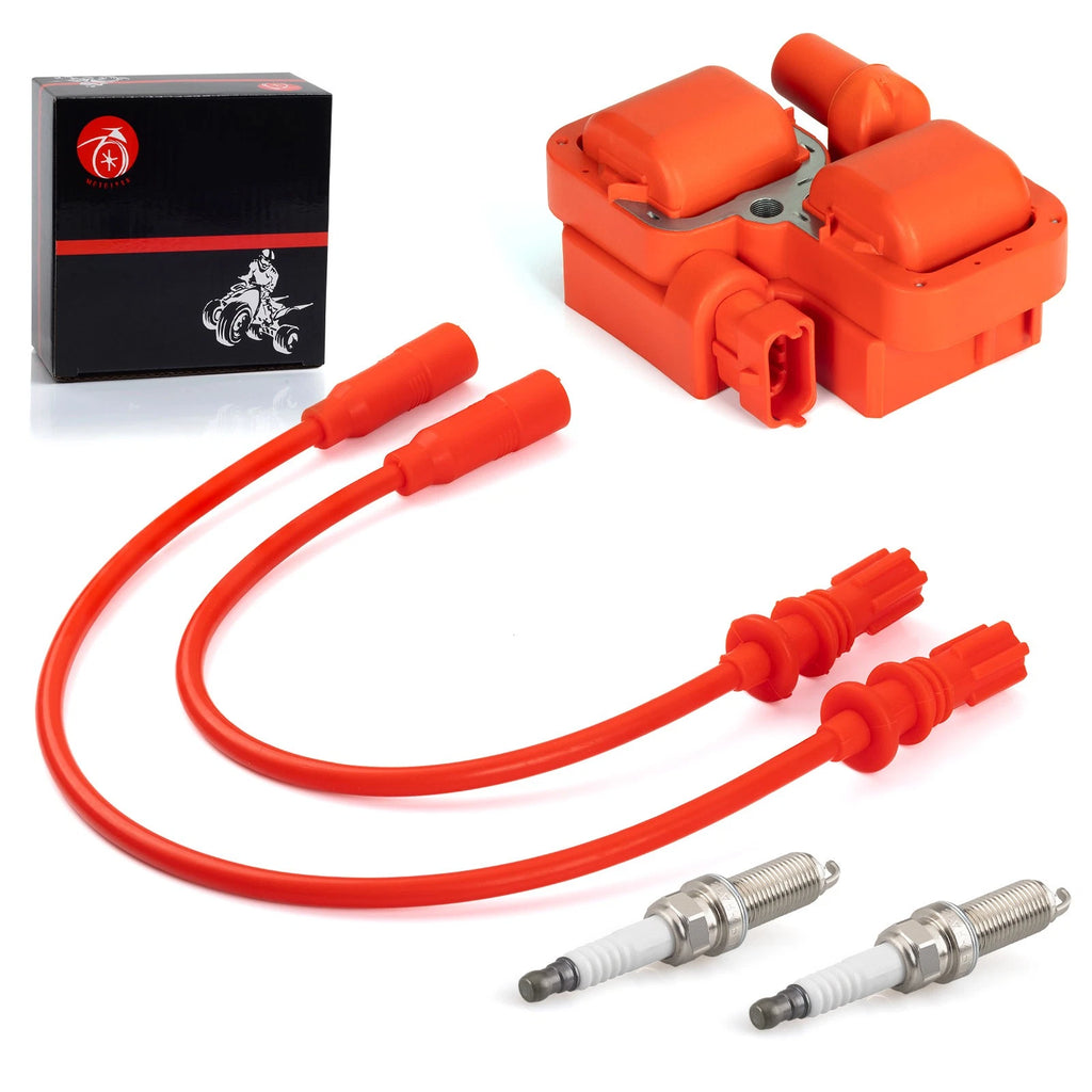 Ignition Coil w/ Wire Cap & Spark Plug for Polaris Sportsman SP 850 (2019)