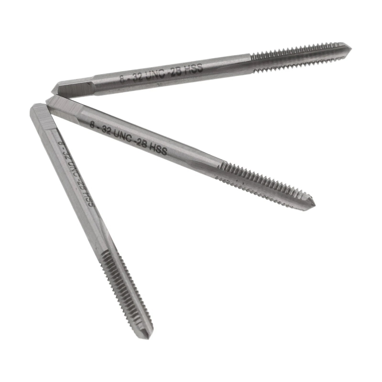 Hand Threading Tap Set 8-32 UNC for Automotive Applications