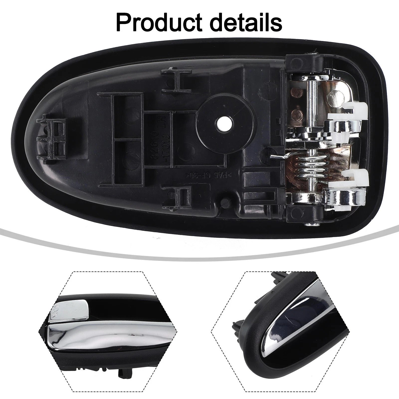 Door Handle Catch Set for Hyundai Matrix (ABS Plastic, Left & Right)