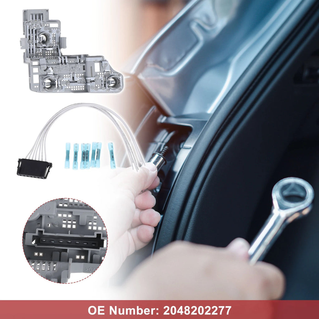 Tail Light Socket Wiring Harness Left for Mercedes-Benz C-Class W204 (2012–2014)