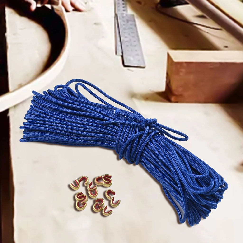 Nocking Points Tools for Bow String (0.35g/pc, Brass Buckle Clip)