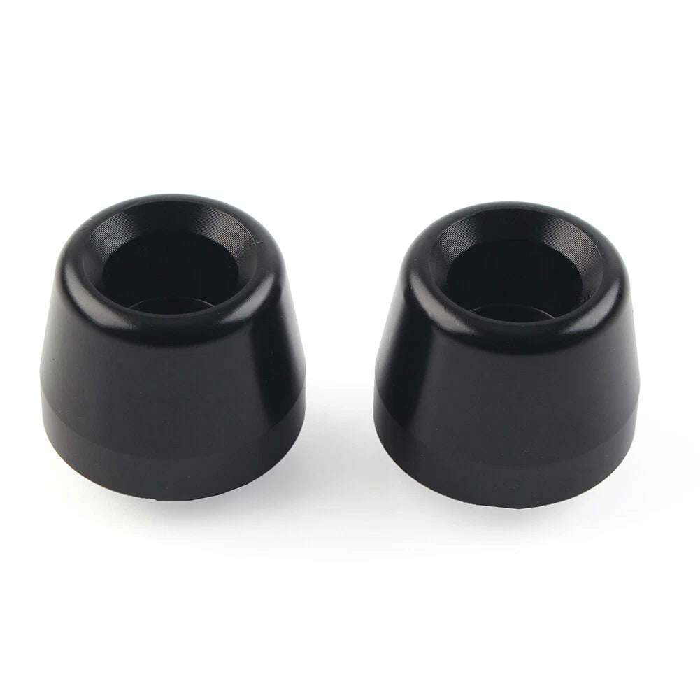2X CNC Handlebar Grips Bar End Slider Cap for Yamaha YZF-R1 (2015–2023)
