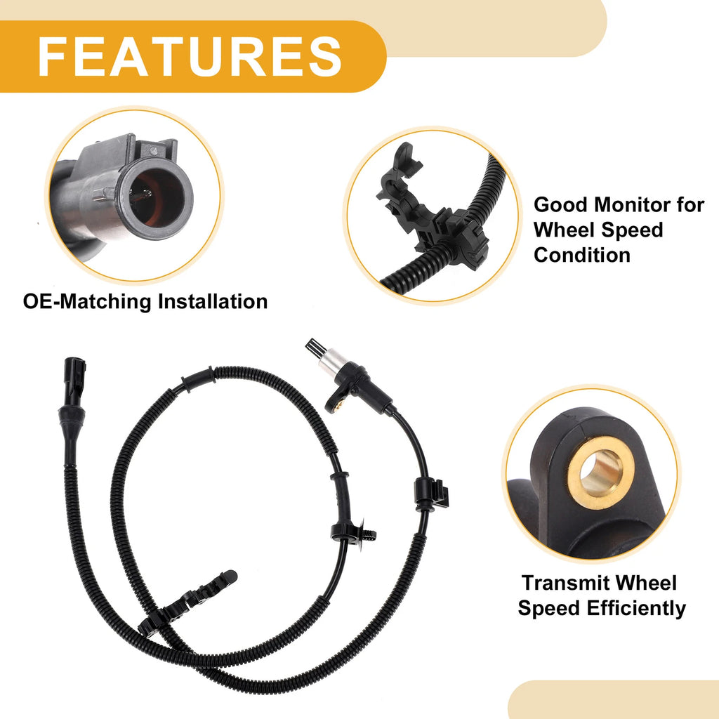 ABS Wheel Speed Sensor F81Z2C204AA for Ford Excursion (2000–2005) Front Right