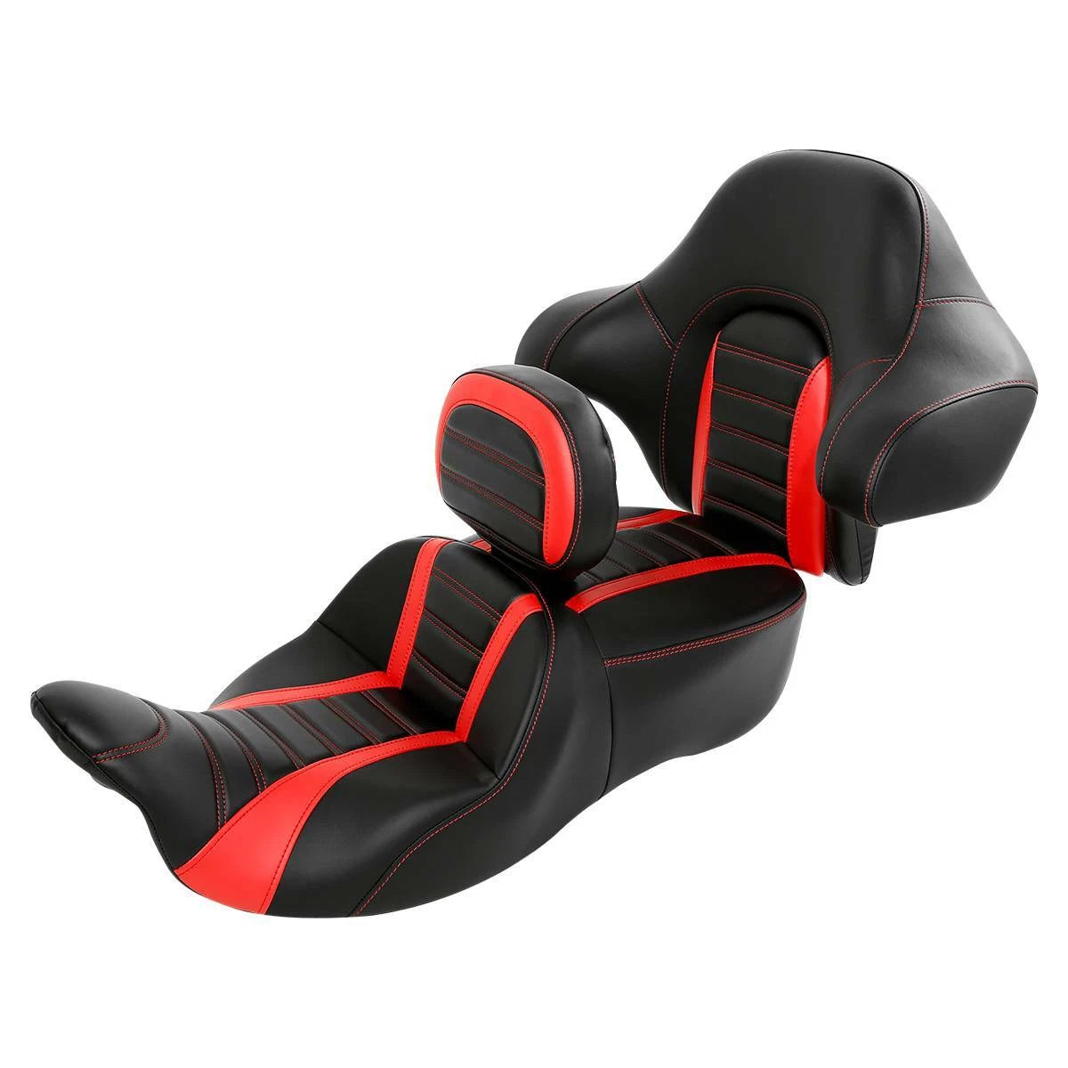 Seat Backrest for Harley Electra Glide (2014–2023) Black Red