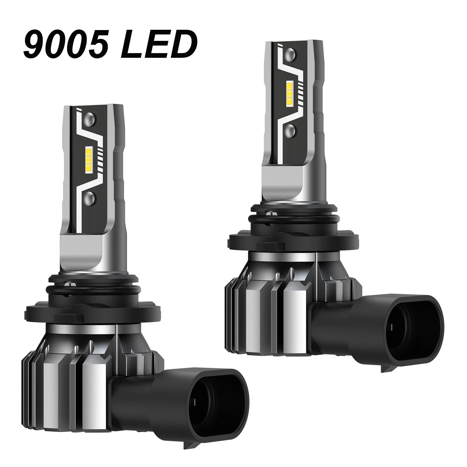 2X 9005 HB3 LED Headlight Bulbs Kit for