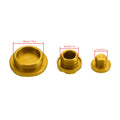 Gold Billet Engine Plug Kit for Kawasaki KX250 KX250F KX450 KX450F (2009–2020)