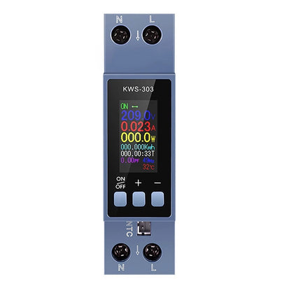 Reliable KWS303 AC Power Meter 40A for Residential and Light Commercial Use