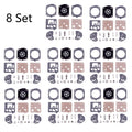 Set of 8 Carburetor Gasket Kit for Husqvarna 257 250R Poulan 2800 3300 K20-HDA