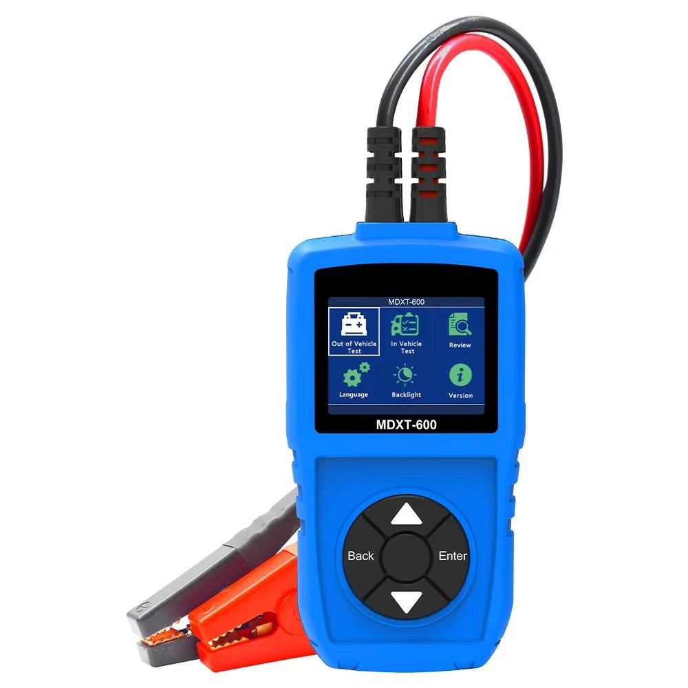 12V Battery Diagnostic Tool MDXT-600 with SOH SOC Charging Analysis