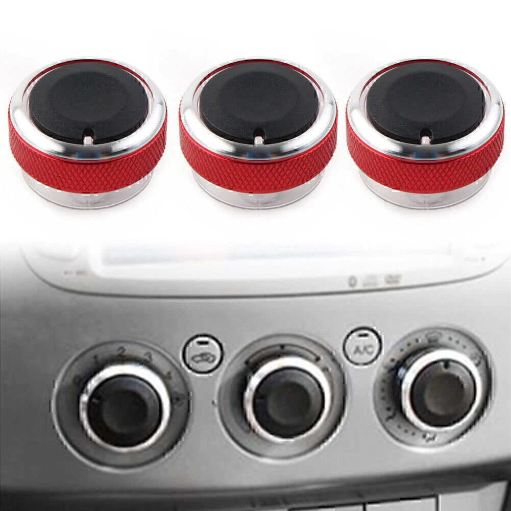 3X ABS Air Conditioner Switch Knob Button for Ford Focus MK2 MK3