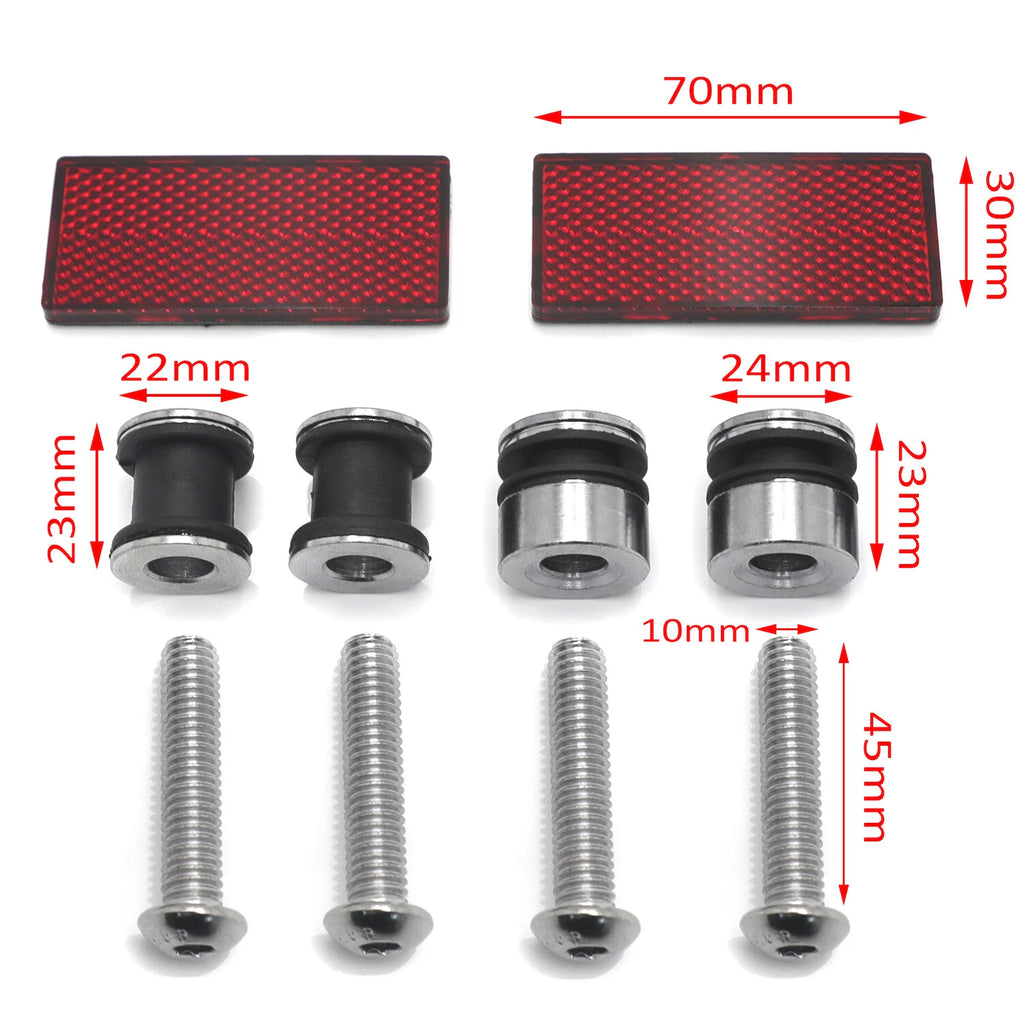 Detachable Sissybar Docking Hardware Kit for Harley Softail (2003–2017)
