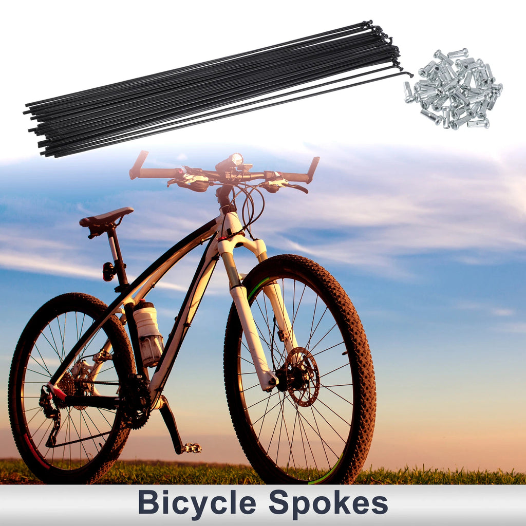 Bicycle Spoke Nipple Replacement 45 Steel 297mm for Universal (Universal)