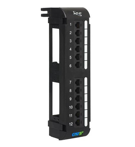 12-Port Cat 5e Patch Panel for ICC ICMPP12V5E