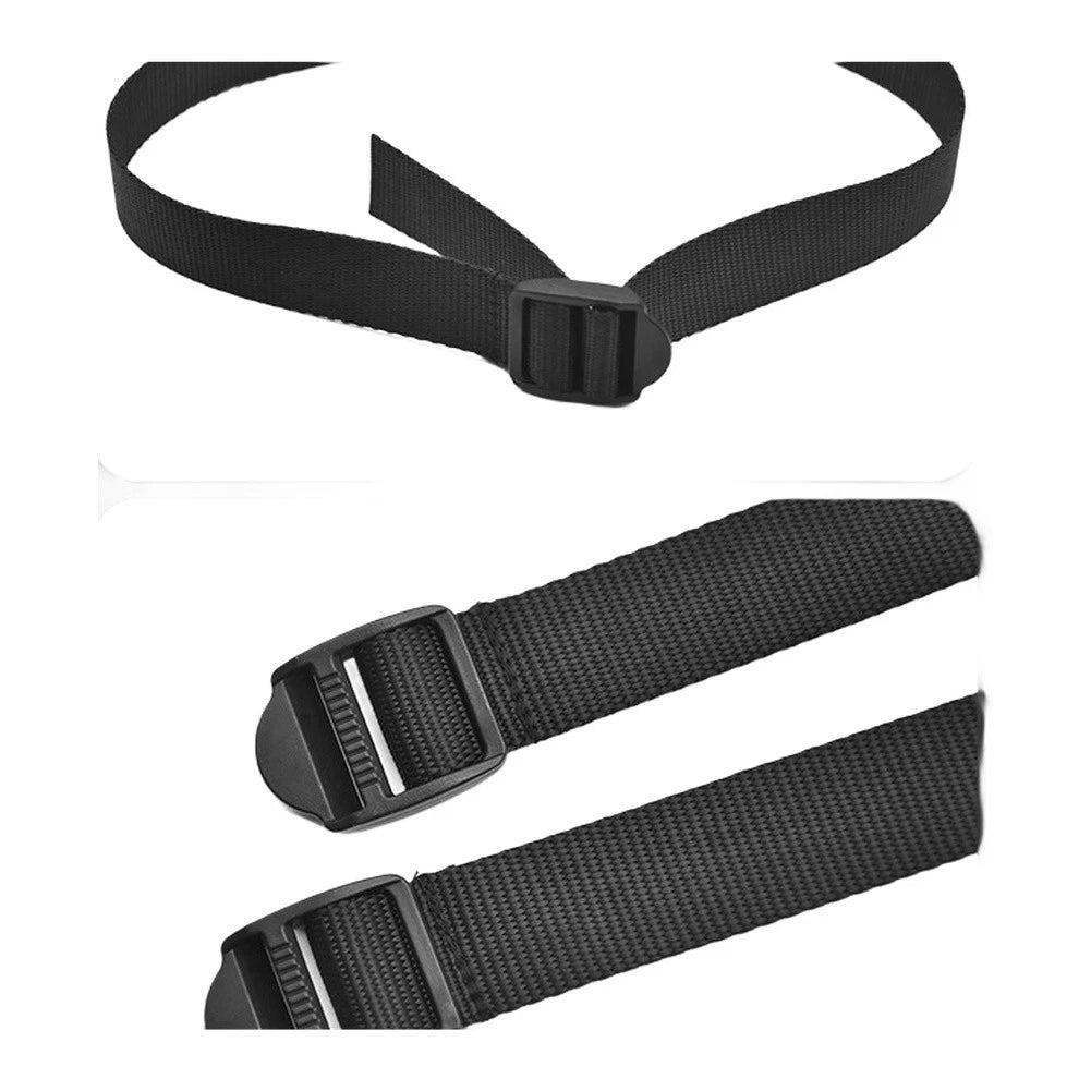 Adjustable Rowing Machine Feet Straps (77cm) for Home Gym Workouts