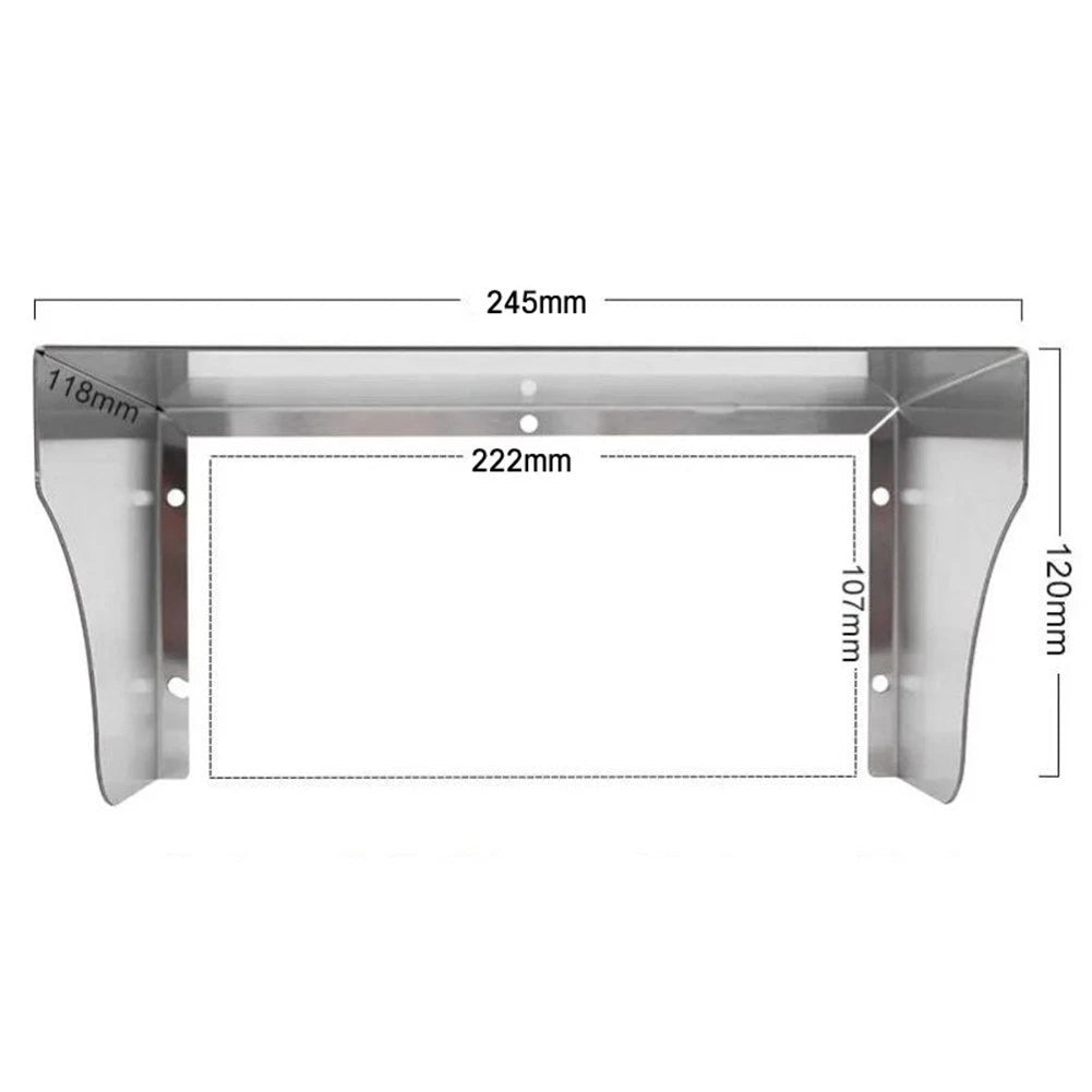 Stainless Steel Doorbell Protection Cover with Dustproof Features