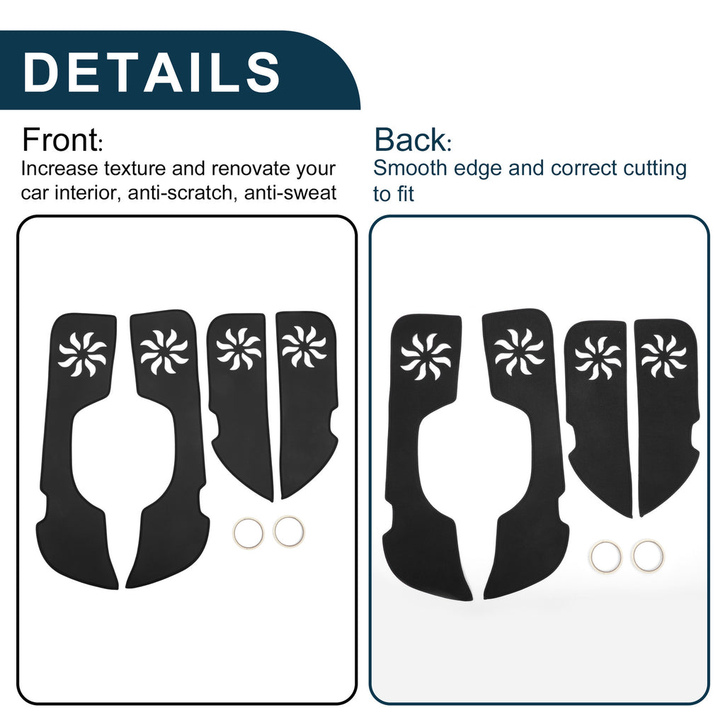 Door Anti Kick Pad Sticker Protector for Volkswagen CC (2009–2018)
