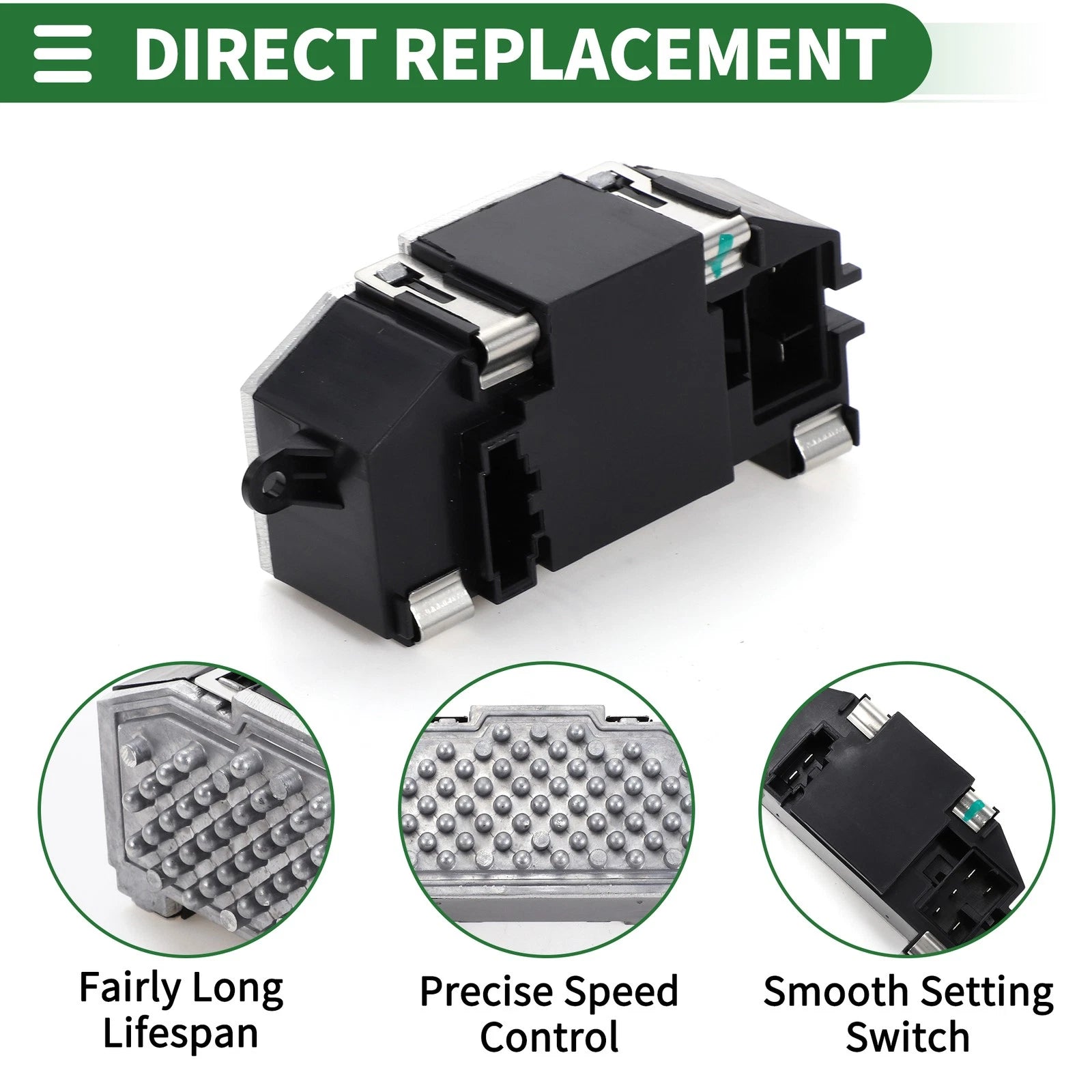 HVAC Blower Motor Resistor OEM Replacement for Audi A8 (2011–2018)