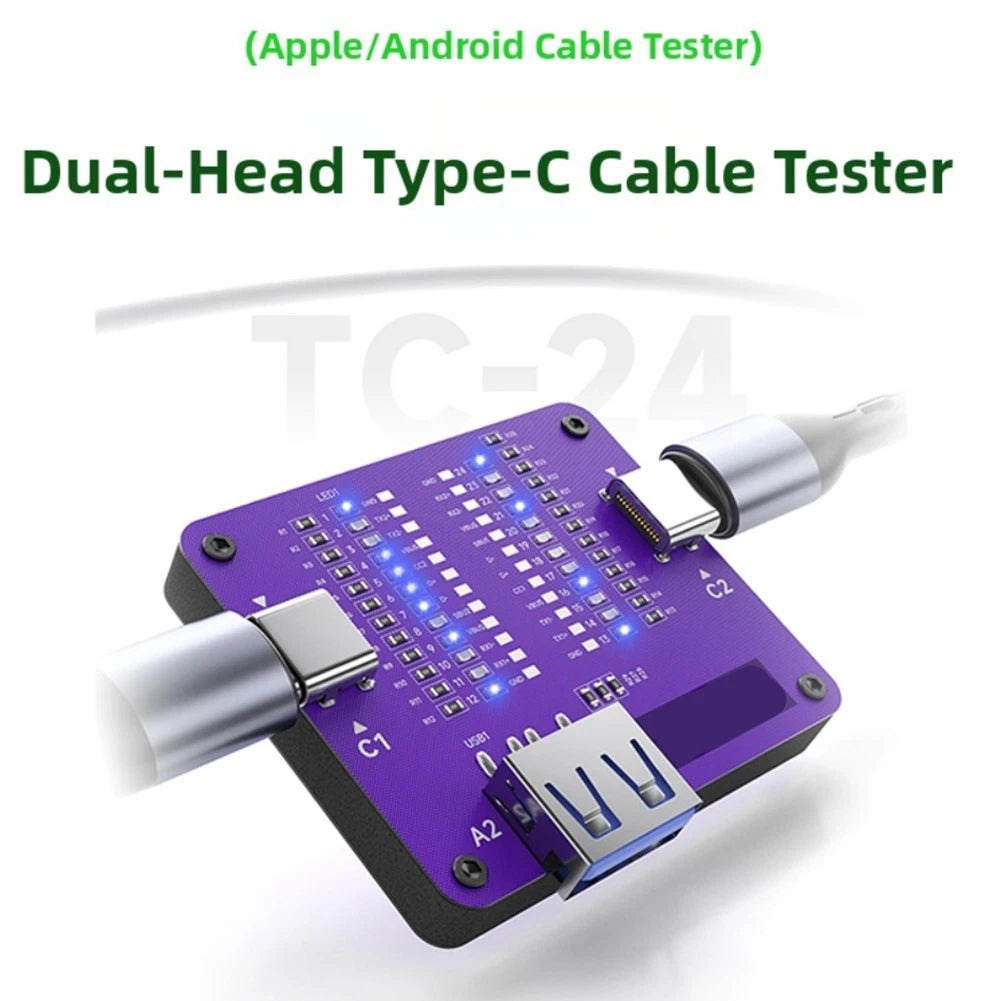 Type C Cable Tester for USB Interface C1 and C2