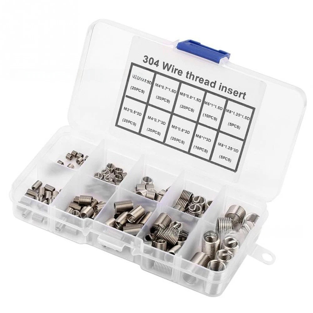 150PCS Stainless Steel Thread Repair Kit for Automotive Applications