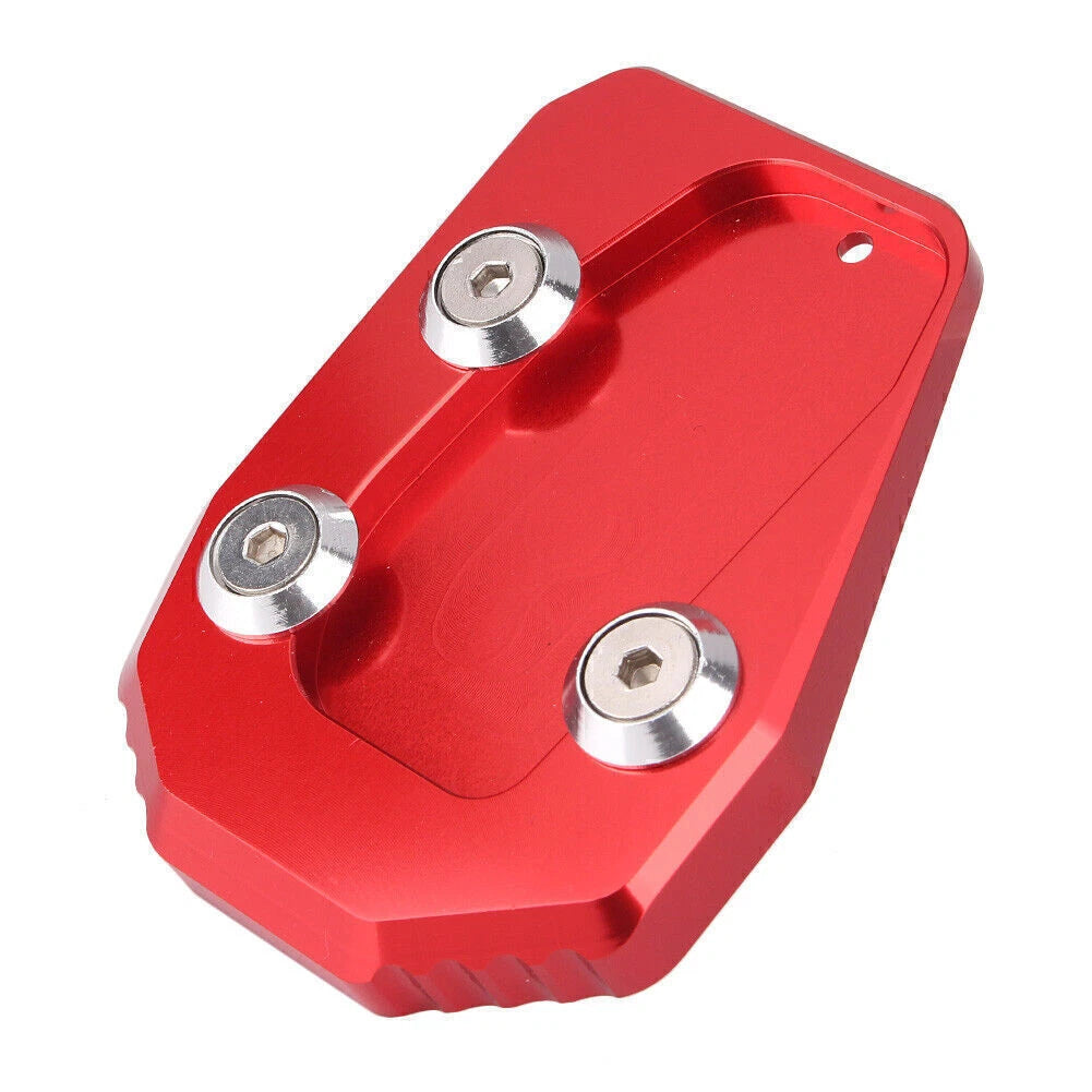 Kickstand Side Stand Extension Pad for Yamaha MT09 (2013–2016) Red