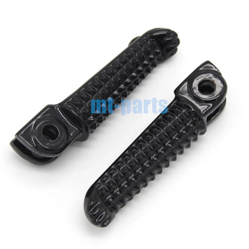 Black Front Footrest Pegs for Yamaha YZF R6R (2005–2011)