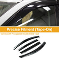 Window Deflectors Side Window Vent Visors for Hyundai Accent Hatchback (2012–2017)