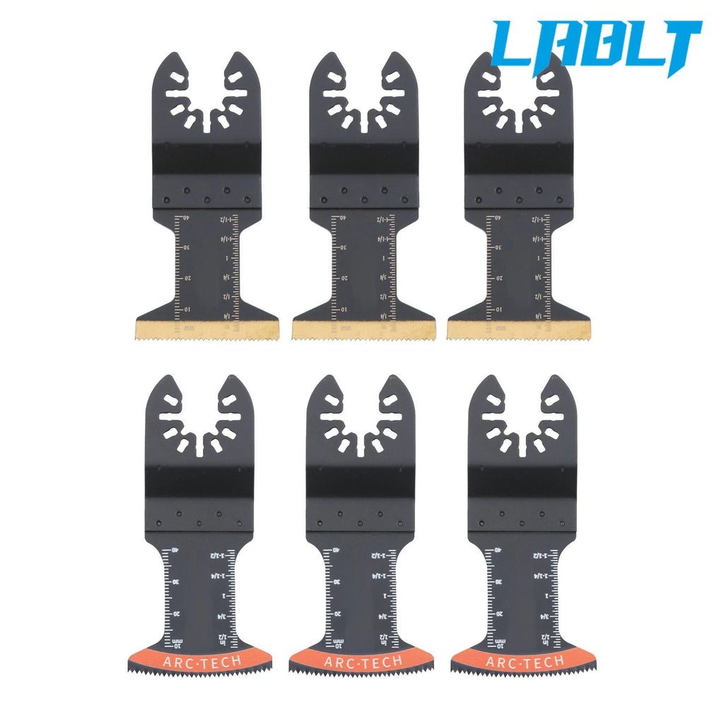 37 Pack Oscillating Tool Blades for Universal Use (Wood & Plastic)