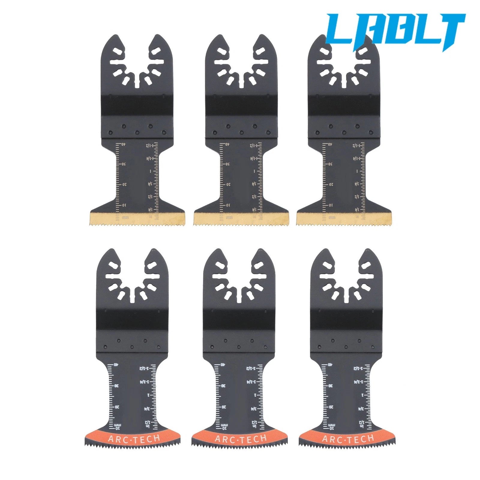 37 Pack Oscillating Tool Blades for Universal Use (Wood & Plastic)