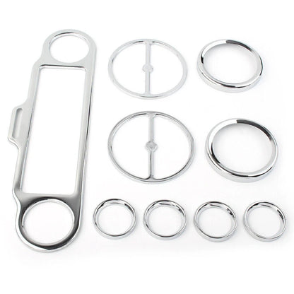 Radio Gauge Inner Fairing Trim Kit For Harley Electra Glide Street Glide 1996-13