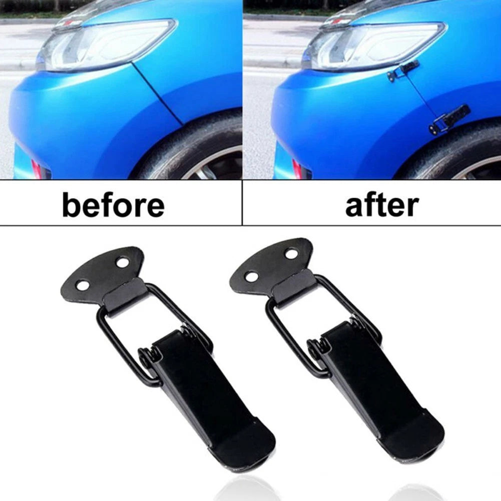 2X Quick Release Fastener Clips for Car Bumper Trunk Hatch Lids